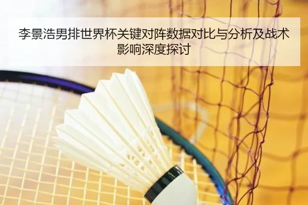李景浩男排世界杯关键对阵数据对比与分析及战术影响深度探讨